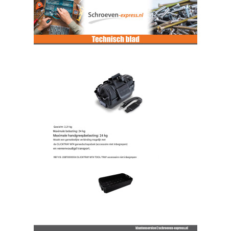 1 x TAS to HULPMIDDELEN ZACHT TAS M