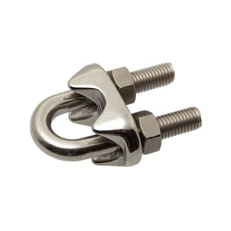 1 x Kabelklem A4 RVS voor Kabel van diameter 6