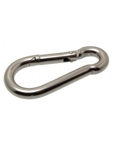 Karabijnhaak A4 RVS diameter 8