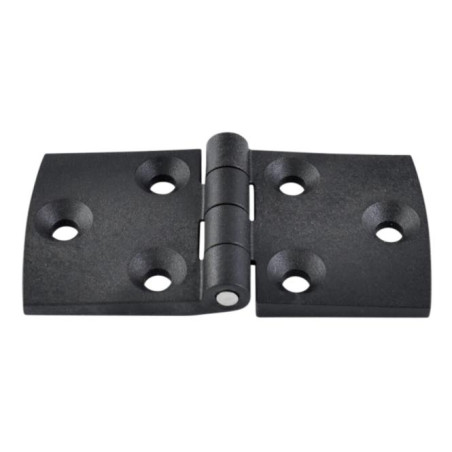 1 x Scharnier symmetrisch 100X50 zwart nylon