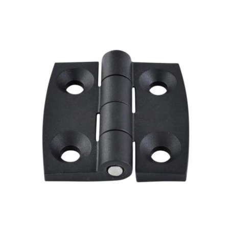 1 x Scharnier vierkant 30x30 zwart nylon