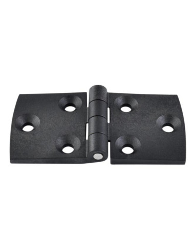 1 x Scharnier symmetrisch 120x60 zwart nylon
