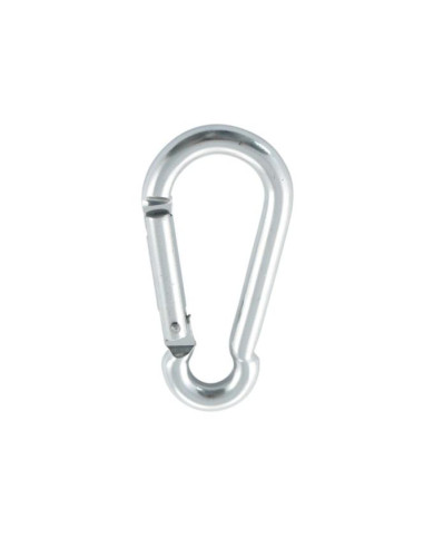 1 x Karabijnhaak BRANDWEERMAN 8x80 GELD Aluminium