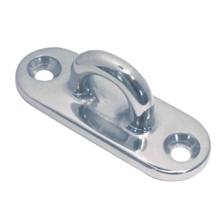 1 x Spijkerclip to montageplaat OVAAL 100X36 A4 RVS