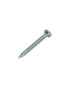 Agglo houtschroeven ronde kop Pozi PZ7 5X35 Wit verzinkt... 2