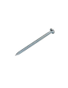 Agglo houtschroeven ronde kop Pozi PZ7 5X60 Wit verzinkt... 2