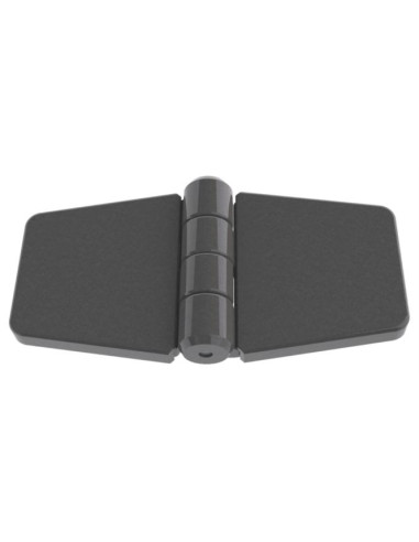 1 x Scharnier met Dop Schroeven 79X41 zwart nylon