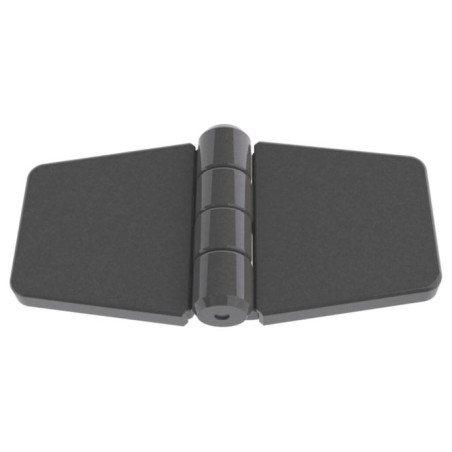 1 x Scharnier met Dop Schroeven 79X41 zwart nylon