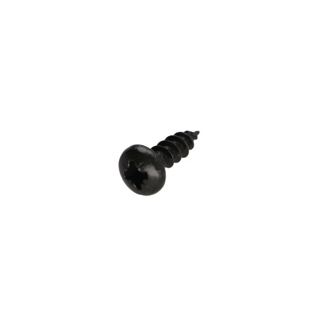 1 x Agglo houtschroeven ronde kop Pozi PZ7 5X16 Zwart gegalvaniseerd staal