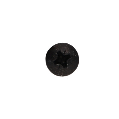 1 x Agglo houtschroeven ronde kop Pozi PZ7 5X60 Zwart gegalvaniseerd staal