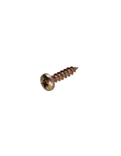 Agglo houtschroeven ronde kop Pozi PZ7 3,5X25 Bichromaat