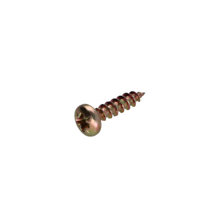 1 x Agglo houtschroeven ronde kop Pozi PZ7 3,5X25 Bichromaat