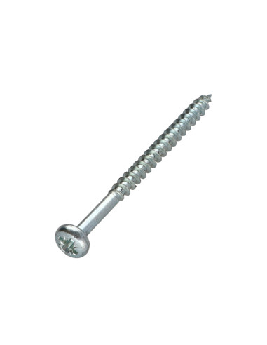 1 x Agglo houtschroeven ronde kop Pozi PZ8 6X80...