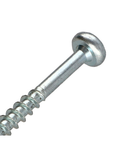 1 x Agglo houtschroeven ronde kop Pozi PZ8 6X80...