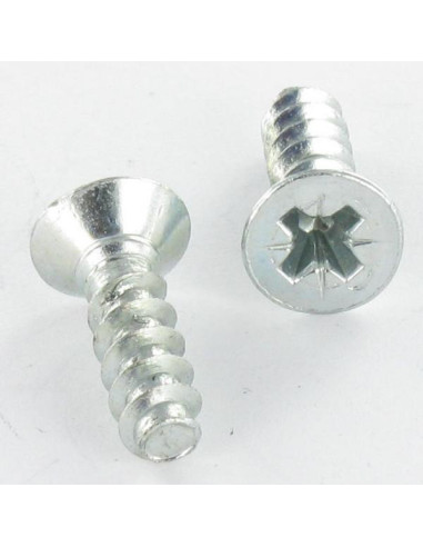 1 x PVC-schroeven gefreesde kop Pozi PZ7 5X16...