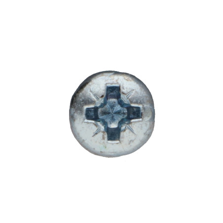 1 x Agglo houtschroeven ronde kop Pozi PZ8 6X100 bedraad op 60 Wit verzinkt staal