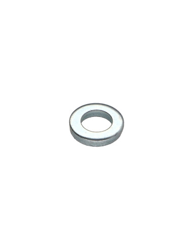 1 x Sluitring plat 6,5 x 12 x 2,5 Wit verzinkt...