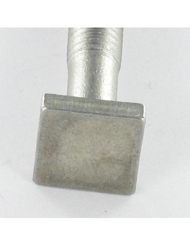 1 x Metalen schroeven M6X50 kop vierkant 10x10...