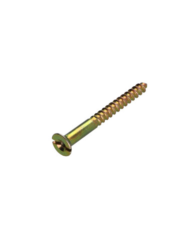 1 x Houtschroeven Bichromaat 6X60 geboord en...