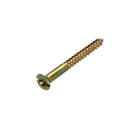 1 x Houtschroeven Bichromaat 6X60 geboord en getapt M3 steek van 60