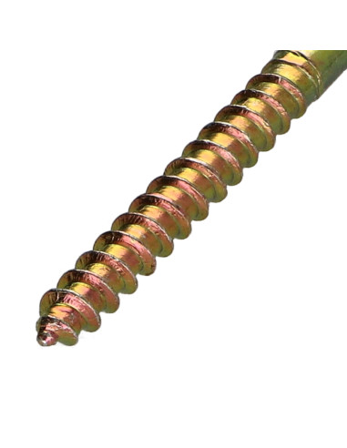 1 x Houtschroeven Bichromaat 6X60 geboord en...