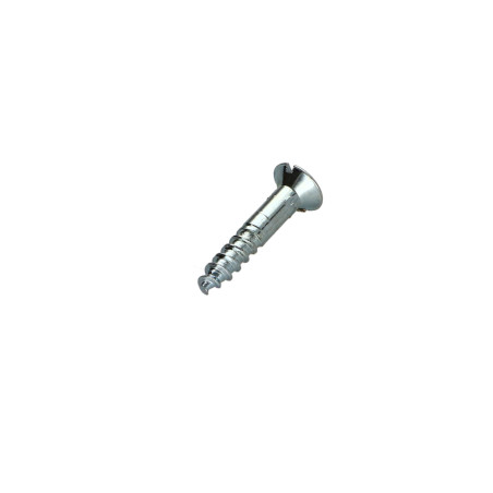 1 x Houtschroeven Ruw staal 4,5X25 geboord en getapt M3 steek van 60