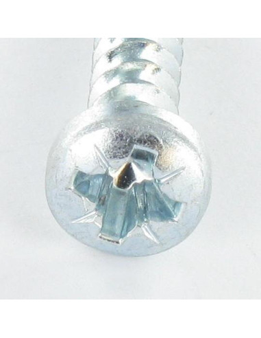1 x PVC-schroeven cilindrische kop Pozi 6X29...