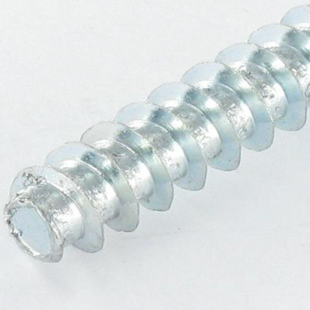 1 x PVC-schroeven cilindrische kop Pozi 6X29 Draadstang 40 RUSPER GRIJS