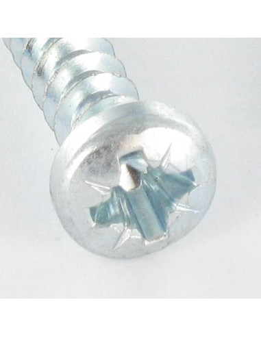 1 x PVC-schroeven cilindrische kop Pozi 6X29...