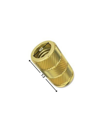 1 x Insert Messing FLOWFIX M3X7.3