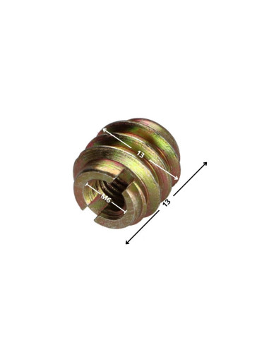 1 x Insert split Bichromaat M6 13X13