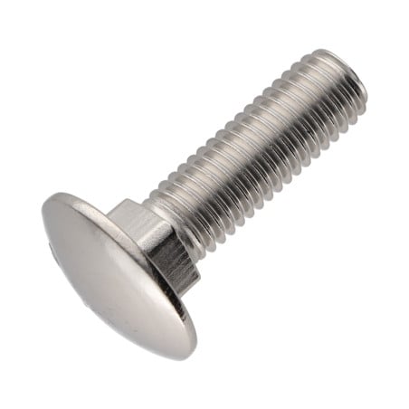 1 x Metalen schroeven Slotbout A4 RVS M5X25 volledige draad