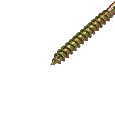 1 x Agglo houtschroeven gefreesde kop Pozi PZ7 4,5X45 geboord Bichromaat