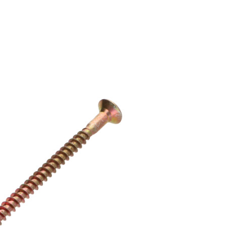 1 x Agglo houtschroeven gefreesde kop Pozi PZ7 4,5X70 geboord Bichromaat
