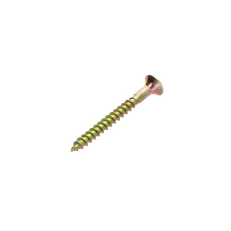 1 x Agglo houtschroeven gefreesde kop Pozi PZ7 4,5X40 geboord Bichromaat