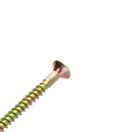 1 x Agglo houtschroeven gefreesde kop Pozi PZ7 4,5X40 geboord Bichromaat