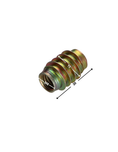1 x Insert ongesplitst Bichromaat M8 15X30