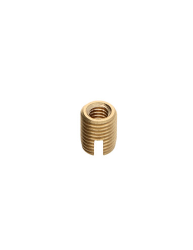 1 x Insert draad to sleuf Messing M8X15