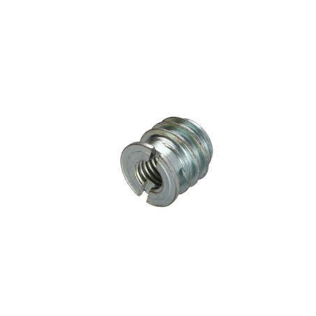 1 x Rampamoeren M8 13X13 Wit verzinkt staal