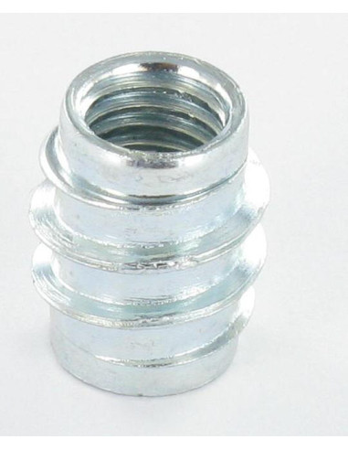 1 x Insert ongesplitst Wit verzinkt staal M8...