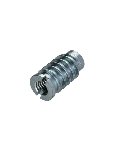 1 x Rampamoeren M8 13X25 Wit verzinkt staal