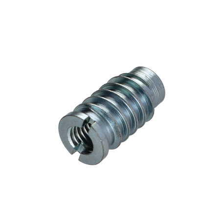 1 x Rampamoeren M8 13X25 Wit verzinkt staal