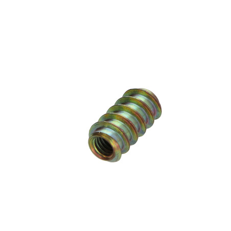 1 x Insert niet split M6 10X20 Wit verzinkt staal