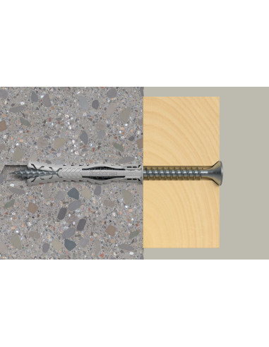 1 x Expansieanker Fischer SX MEER lange 6X50 Nylon