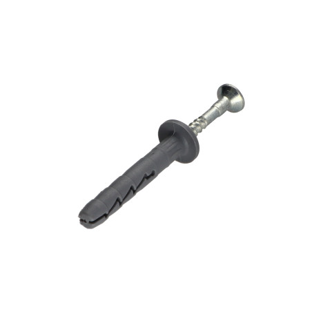 1 x Plug Nagel Schroeven RAWLPLUG platte kop Groot 6X40