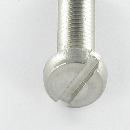 1 x Metalen schroeven RVS A2 cilindrische kop split M1X10 microschroeven