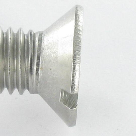 1 x Metalen schroeven RVS A2 gefreesde kop split M1X8 microschroeven