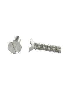 Metalen schroeven RVS A2 gefreesde kop split M2X6...