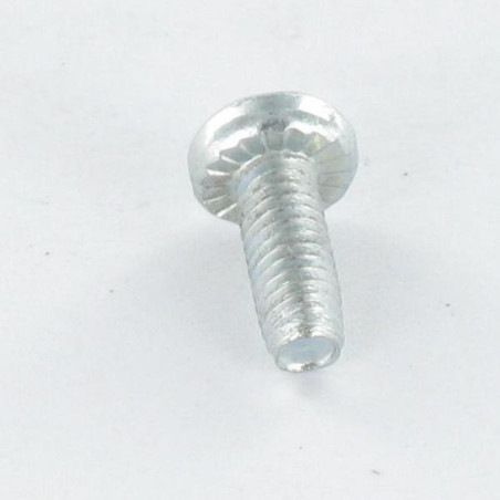 1 x Zelftappende schroef cilindrische kop TORX bedraad op split 5X12 kartel Wit verzinkt staal