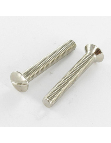1 x Metalen schroeven gefreesde bolkop split...